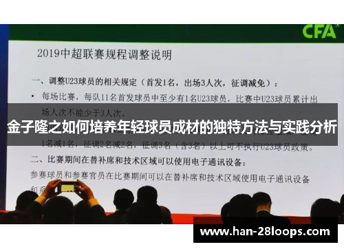 金子隆之如何培养年轻球员成材的独特方法与实践分析 金子隆之如何培养年轻球员成材的独特方法与实践分析